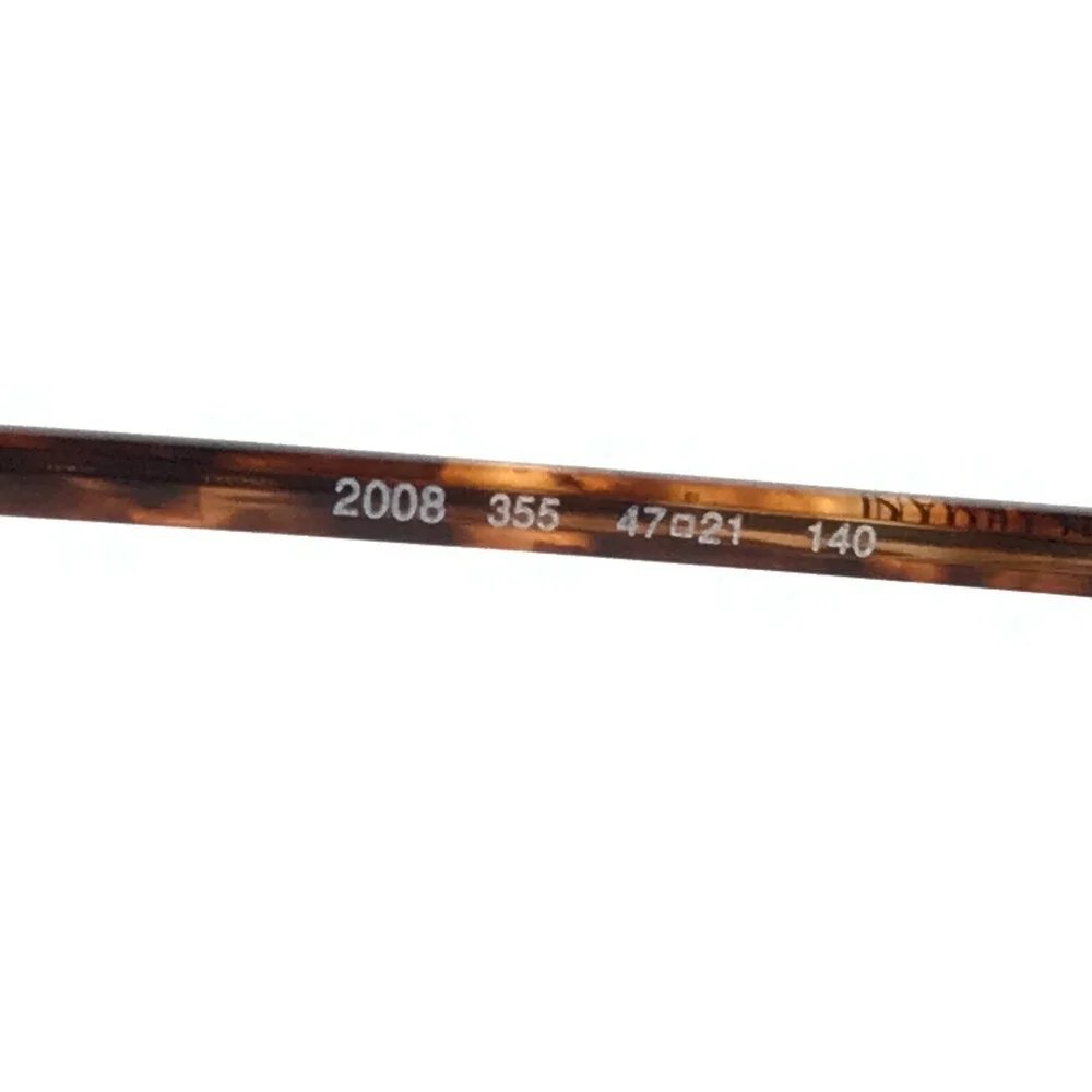 Giorgio Armani 2008 355 Eyeglasses Frames Green Tortoise Round Oval 47-21-140